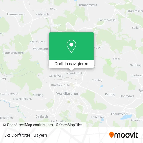 Az Dorftrottel Karte