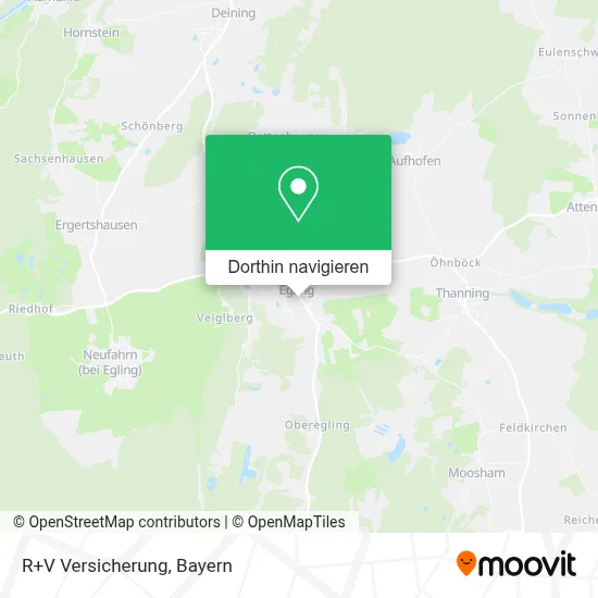 R+V Versicherung Karte
