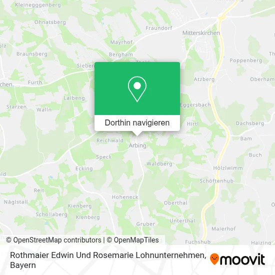 Rothmaier Edwin Und Rosemarie Lohnunternehmen Karte
