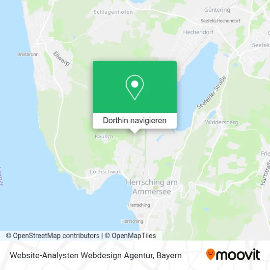 Website-Analysten Webdesign Agentur Karte