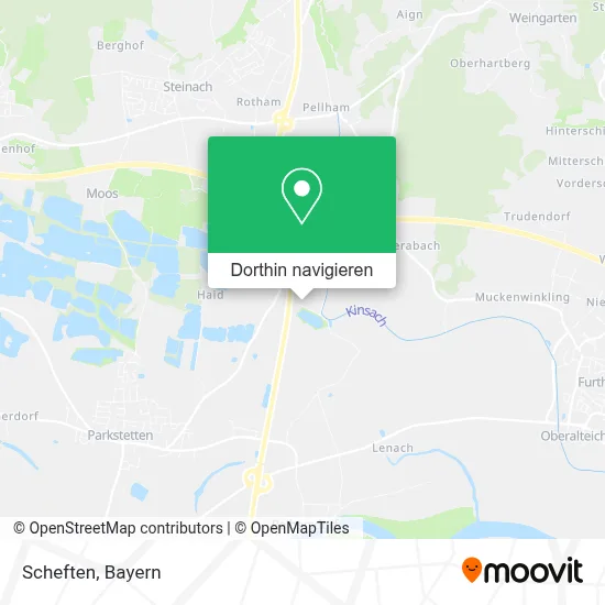 Scheften Karte