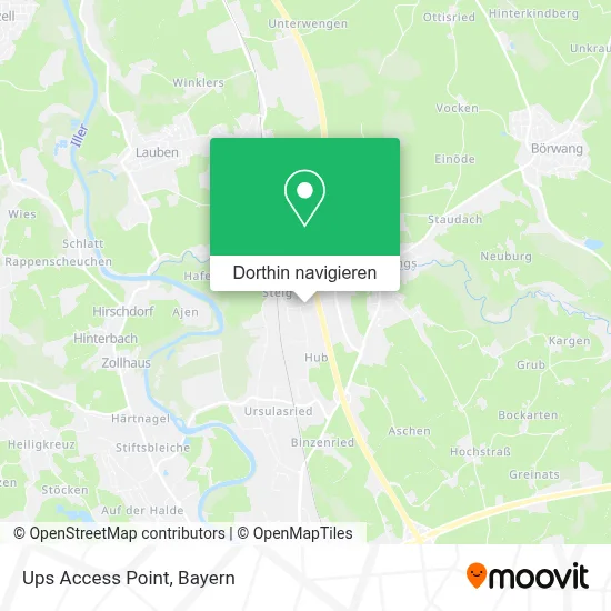 Ups Access Point Karte