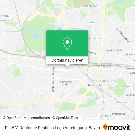 Rls E.V. Deutsche Restless Legs Vereinigung Karte