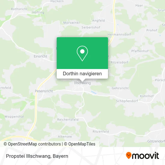 Propstei Illschwang Karte