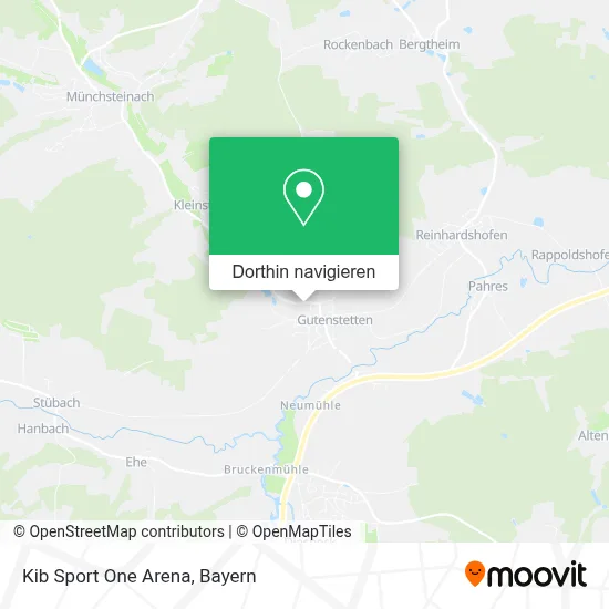 Kib Sport One Arena Karte