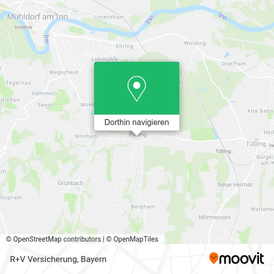 R+V Versicherung Karte