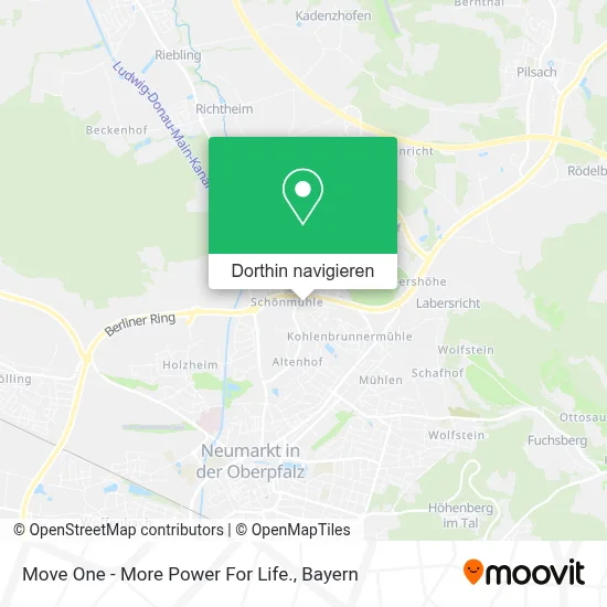 Move One - More Power For Life. Karte