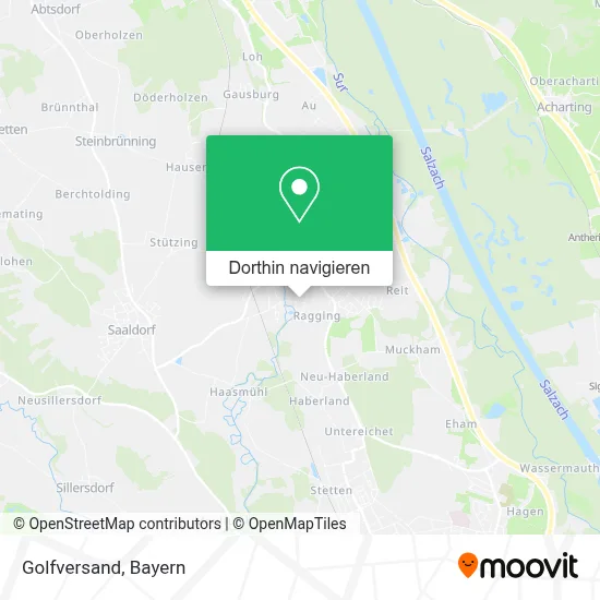 Golfversand Karte