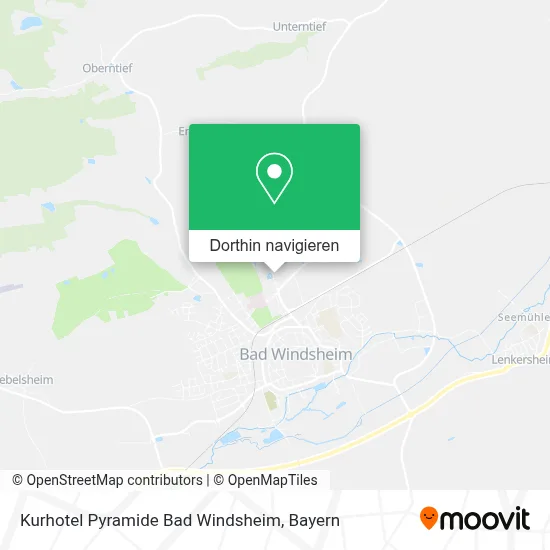 Kurhotel Pyramide Bad Windsheim Karte