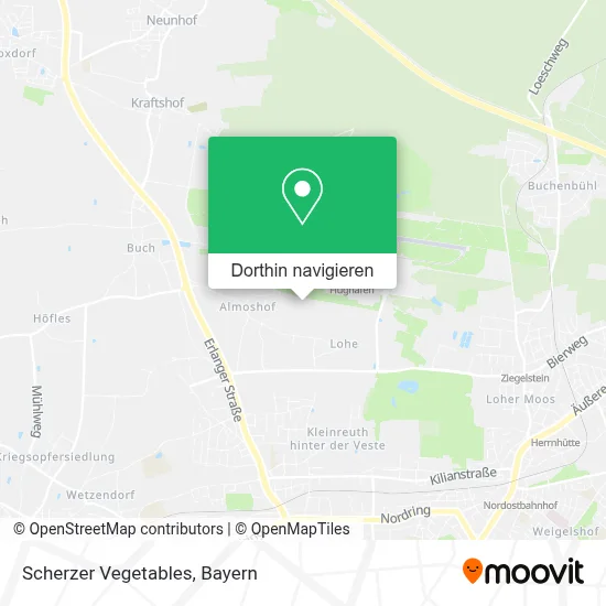 Scherzer Vegetables Karte