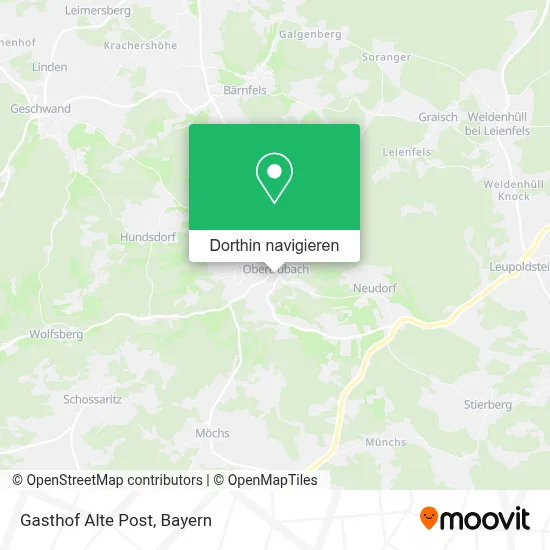 Gasthof Alte Post Karte