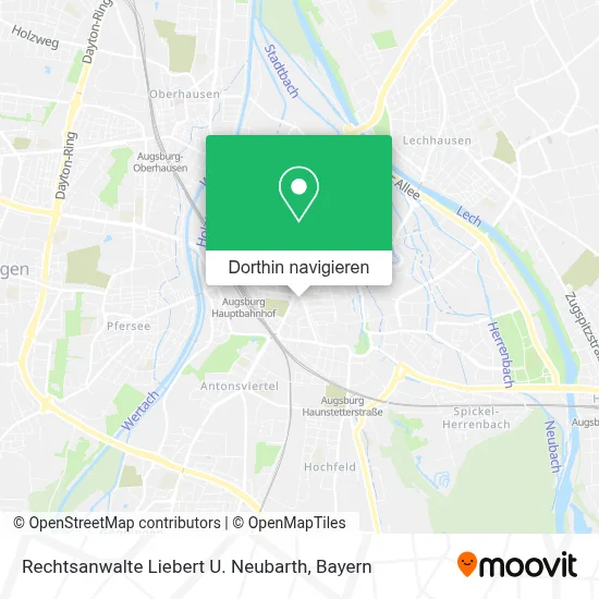 Rechtsanwalte Liebert U. Neubarth Karte