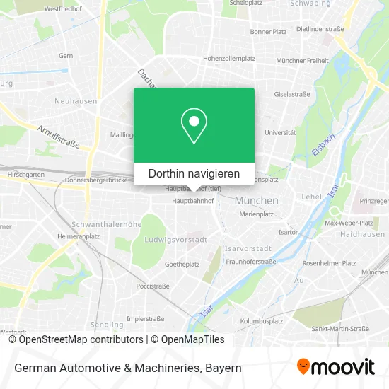 German Automotive & Machineries Karte
