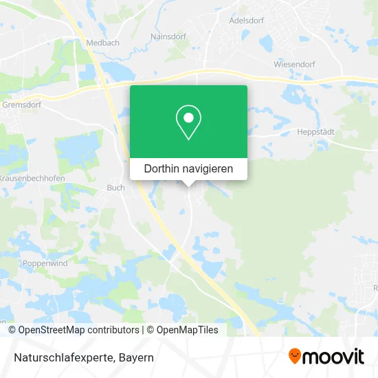 Naturschlafexperte Karte