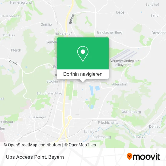 Ups Access Point Karte