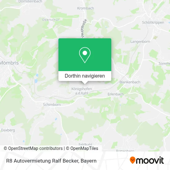 R8 Autovermietung Ralf Becker Karte