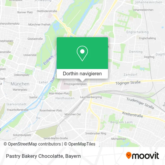 Pastry Bakery Chocolatte Karte