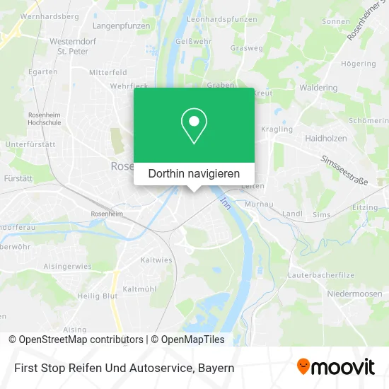 First Stop Reifen Und Autoservice Karte