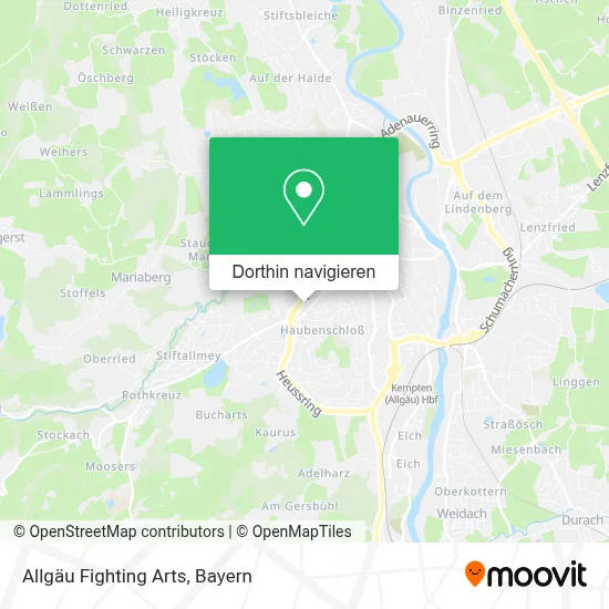 Allgäu Fighting Arts Karte