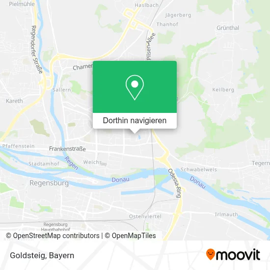 Goldsteig Karte