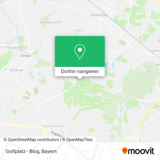 Golfplatz - Blog Karte