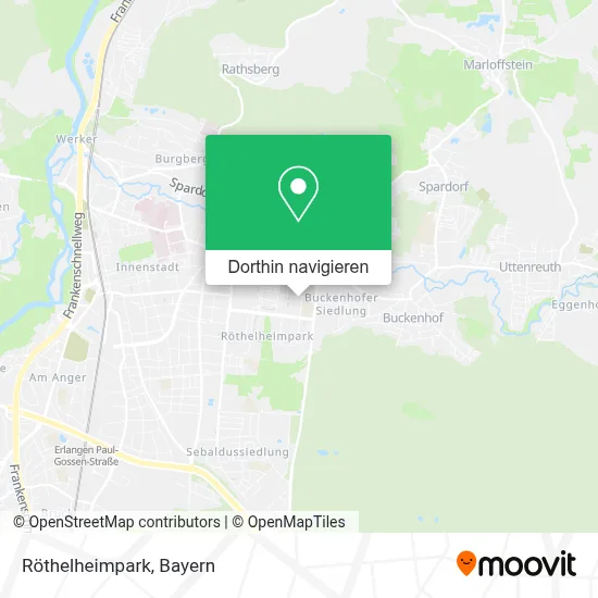 Röthelheimpark Karte