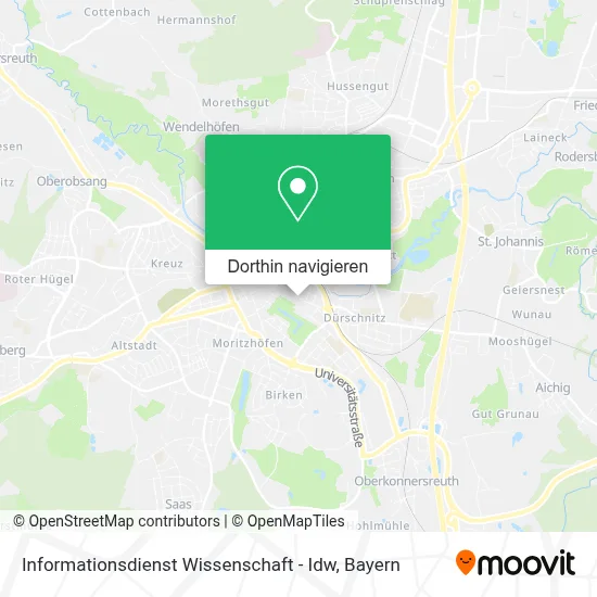 Informationsdienst Wissenschaft - Idw Karte