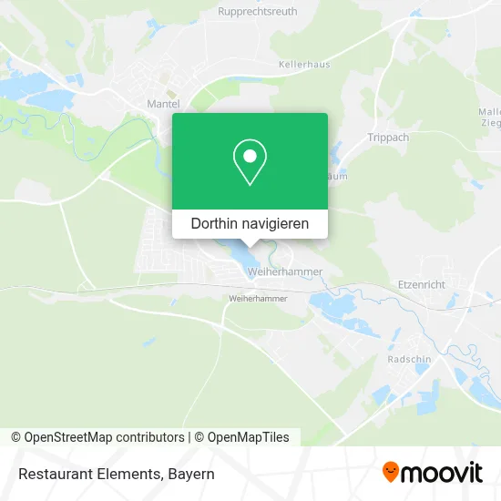 Restaurant Elements Karte