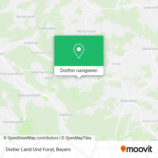 Distler Land Und Forst Karte