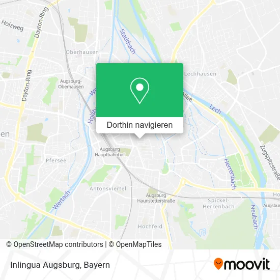 Inlingua Augsburg Karte