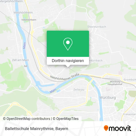 Ballettschule Mainrythmie Karte