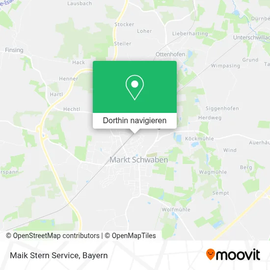 Maik Stern Service Karte