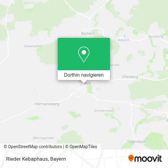 Rieder Kebaphaus Karte
