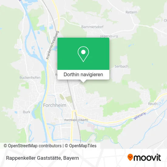 Rappenkeller Gaststätte Karte