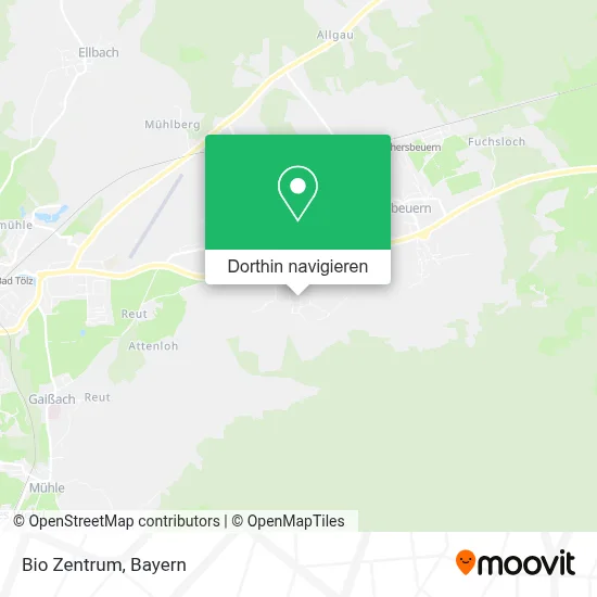 Bio Zentrum Karte