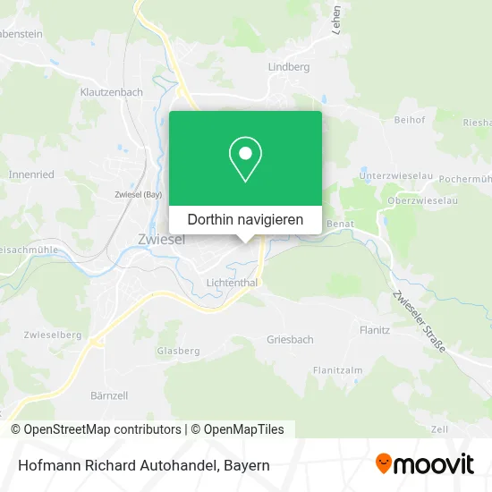 Hofmann Richard Autohandel Karte