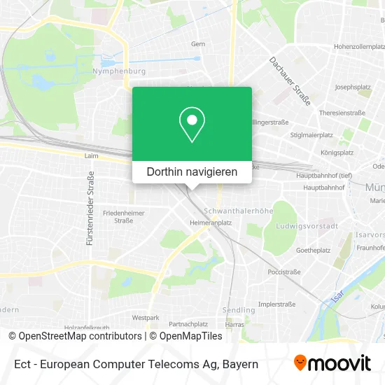 Ect - European Computer Telecoms Ag Karte