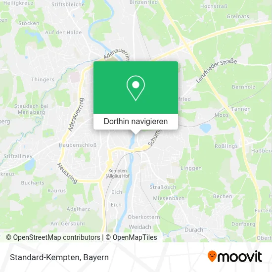 Standard-Kempten Karte
