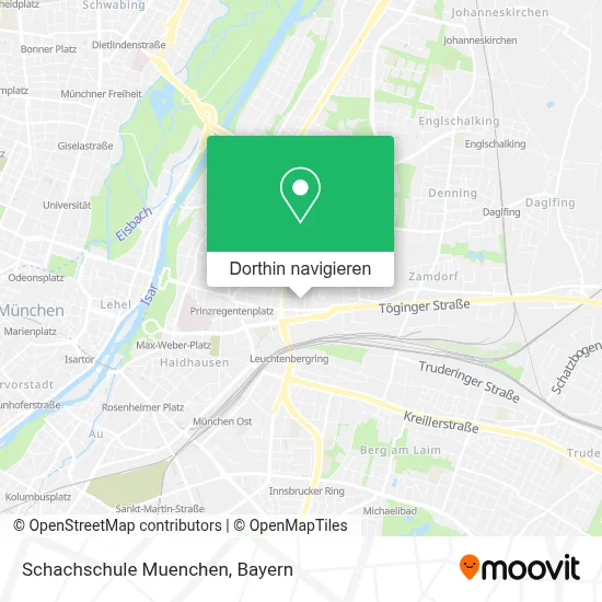 Schachschule Muenchen Karte