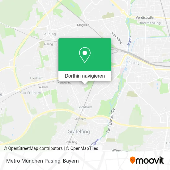 Metro München-Pasing Karte