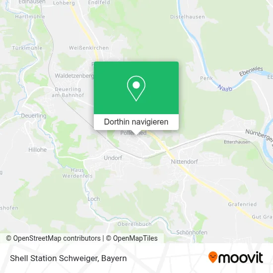 Shell Station Schweiger Karte