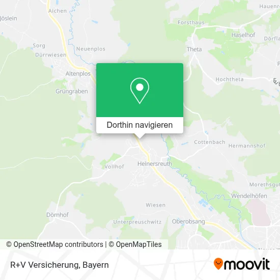 R+V Versicherung Karte