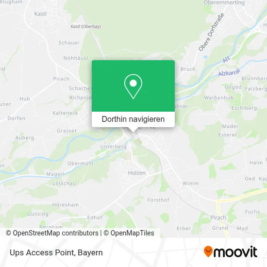 Ups Access Point Karte