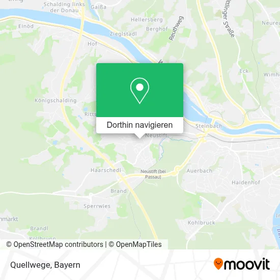 Quellwege Karte