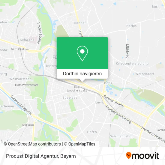 Procust Digital Agentur Karte