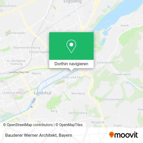 Bauderer Werner Architekt Karte