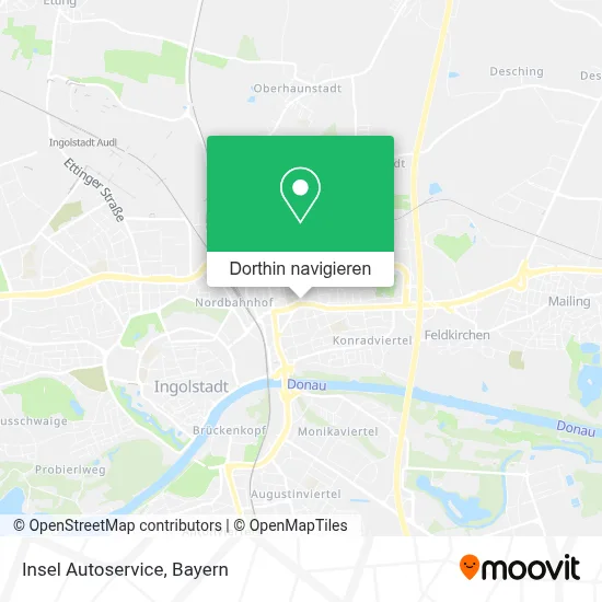 Insel Autoservice Karte