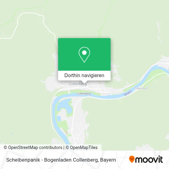 Scheibenpanik - Bogenladen Collenberg Karte