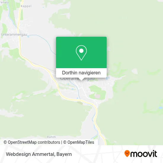 Webdesign Ammertal Karte