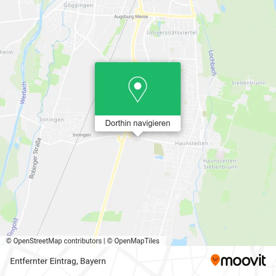 Entfernter Eintrag Karte